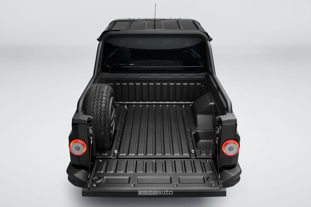 Ineos Grenadier Quartermaster pick-up Black Edition cassone posteriore