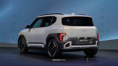 Kia EV2 GT-Line 3/4 posteriore