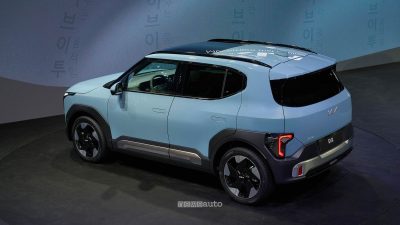 Kia EV2 vista dall'alto
