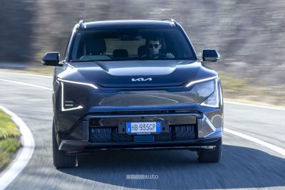 Kia EV5 GT Line su strada