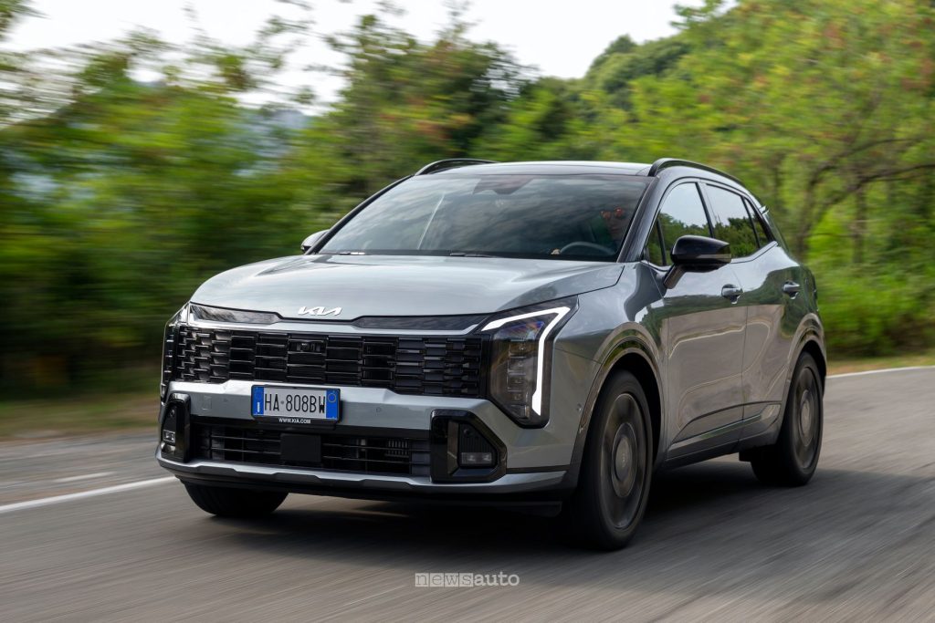 Kia Sportage GT Line su strada
