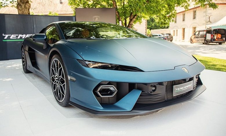 Lamborghini Temerario in esposizione al Geneva Supercar Show