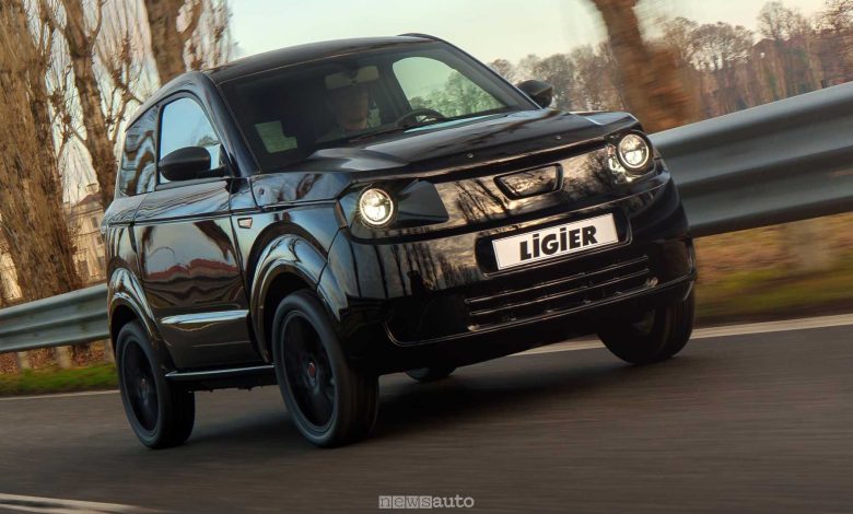 Ligier Myli LAB elettrica su strada
