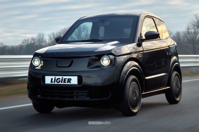 Ligier Myli LAB elettrica su strada