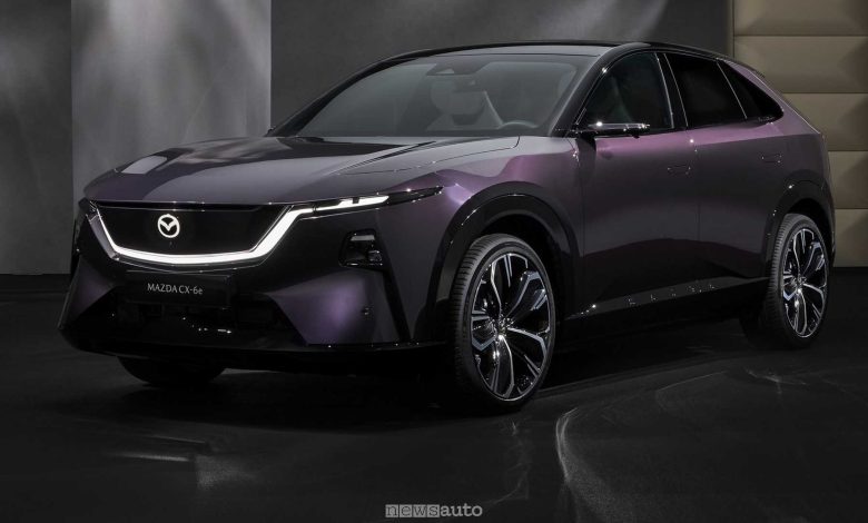 Mazda CX-6e anteriore 3/4