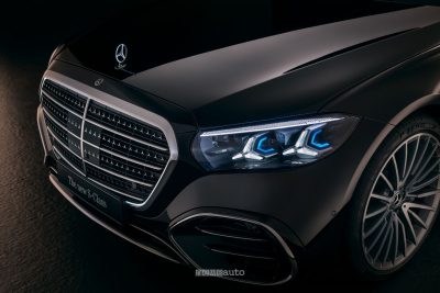 Mercedes-Benz Classe S AMG Line faro e griglia anteriore