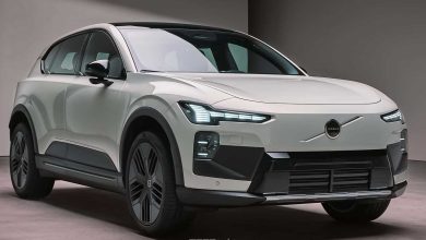 Nuova Volvo EX60 Cross Country anteriore 3/4