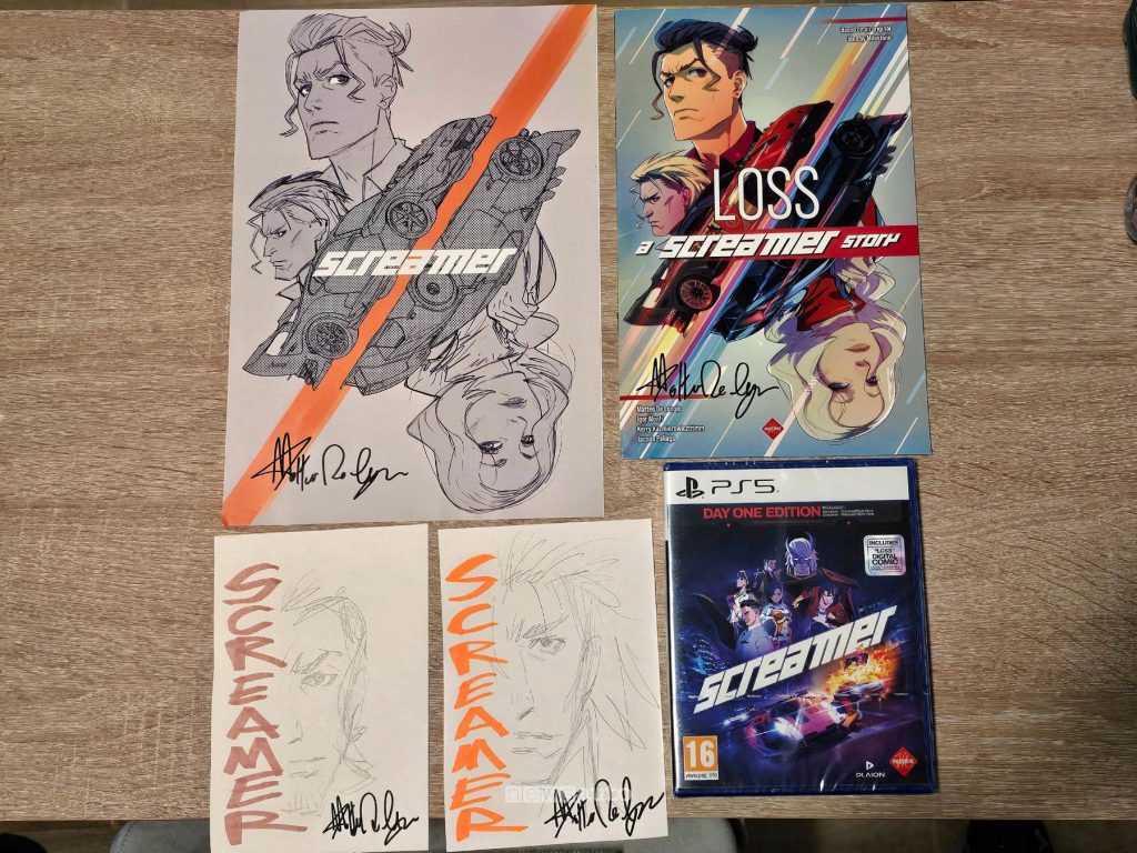 Screamer videogioco fumetto