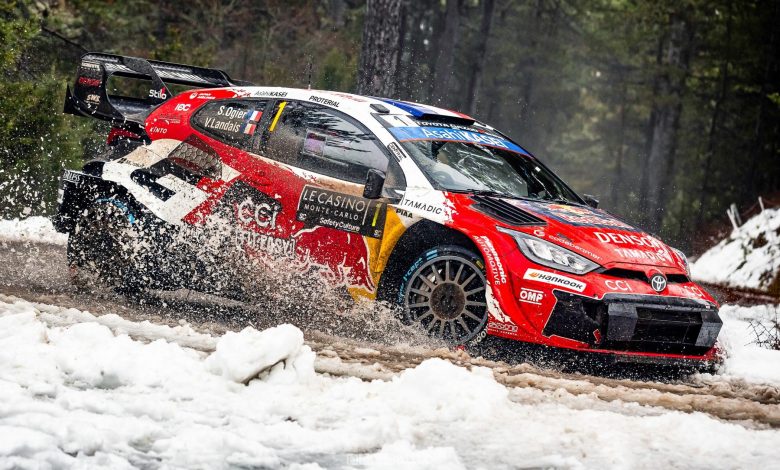 Sébastien Ogier, campione del mondo, ha concluso il Rally di Monte-Carlo al 3° posto