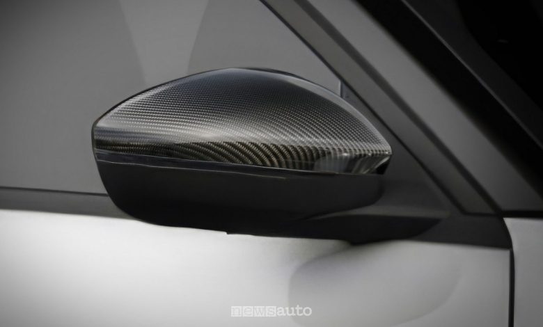 Alfa Romeo Junior Edizione Bianco specchietto effetto carbonio