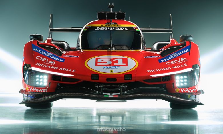 Ferrari 499P 2026 frontale