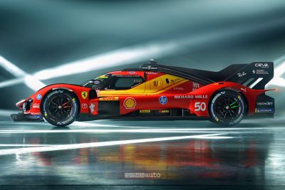 Ferrari 499P 2026 laterale