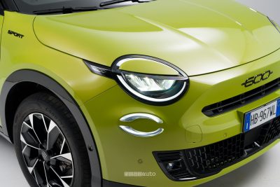 Fiat 600 Sport Milano Cortina fari anteriori