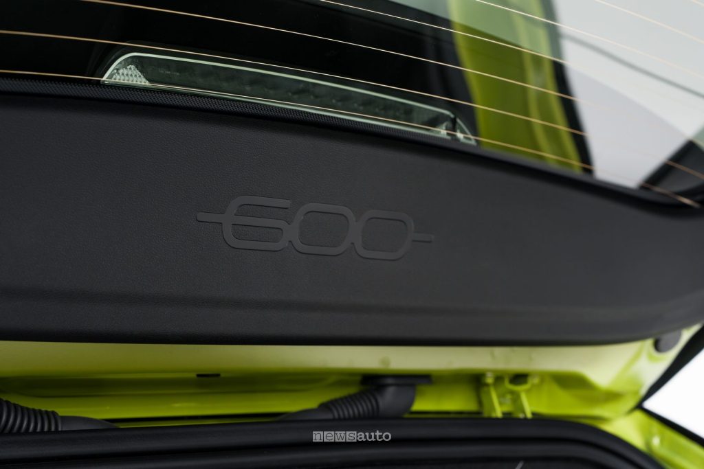 Fiat 600 Sport Milano Cortina rivestimento del portellone posteriore
