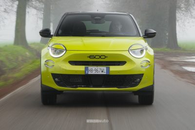 Fiat 600 Sport Milano Cortina su strada