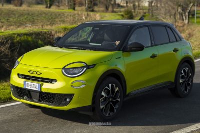 Fiat 600 Sport Milano Cortina su strada