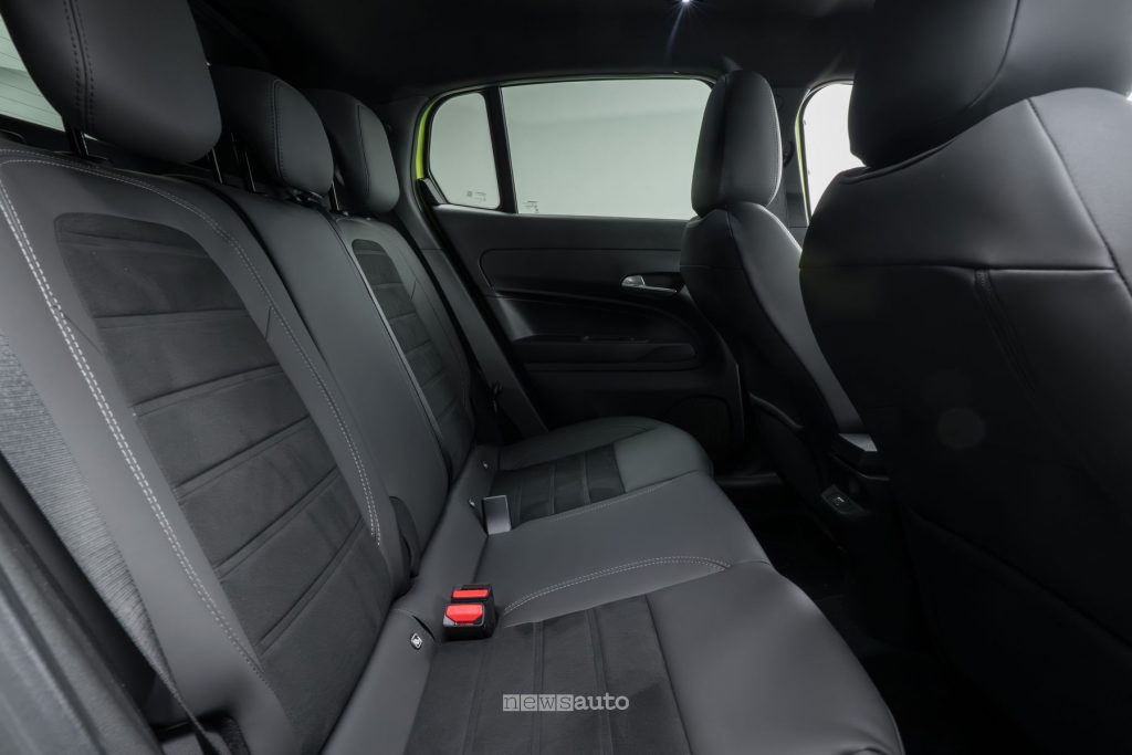 Fiat 600 Sport Milano Cortina sedili posteriori