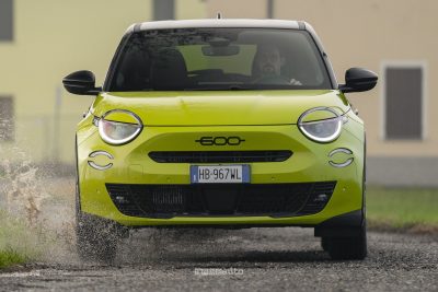 Fiat 600 Sport Milano Cortina su strada