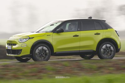 Fiat 600 Sport Milano Cortina su strada