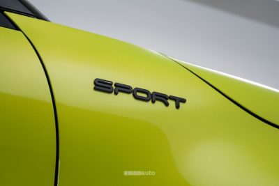 Fiat 600 Sport Milano Cortina logo Sport parafango anteriore