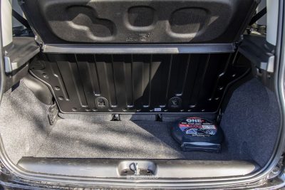 Fiat Pandina Hybrid bagagliaio abitacolo