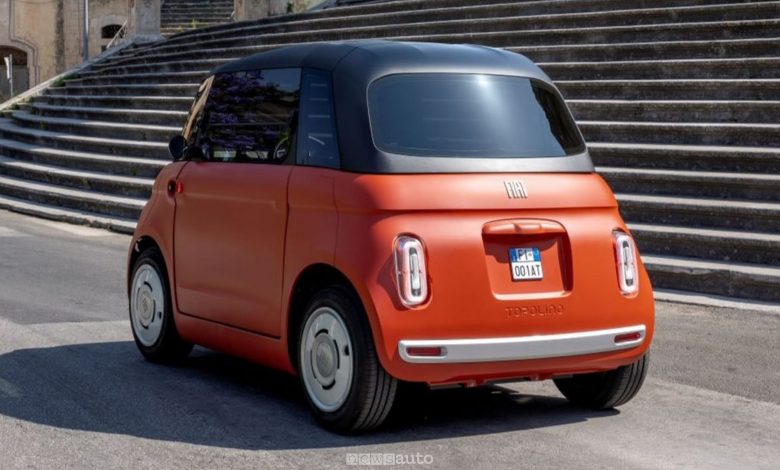 Fiat Topolino nuovo colore Corallo