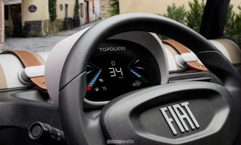 Display della nuova Fiat Topolino