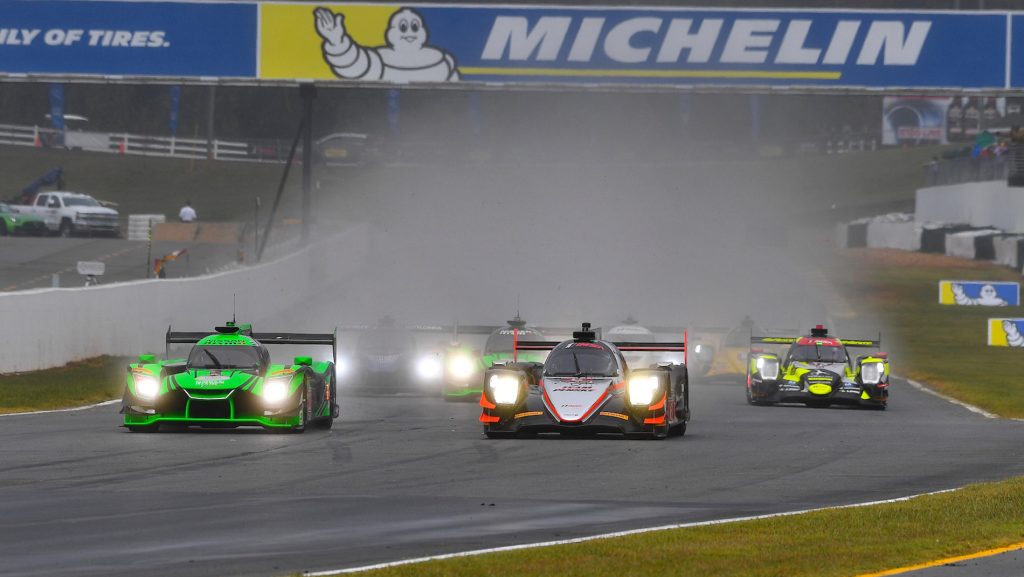 Vetture LMP2 in gara IMSA (IMSA photo)