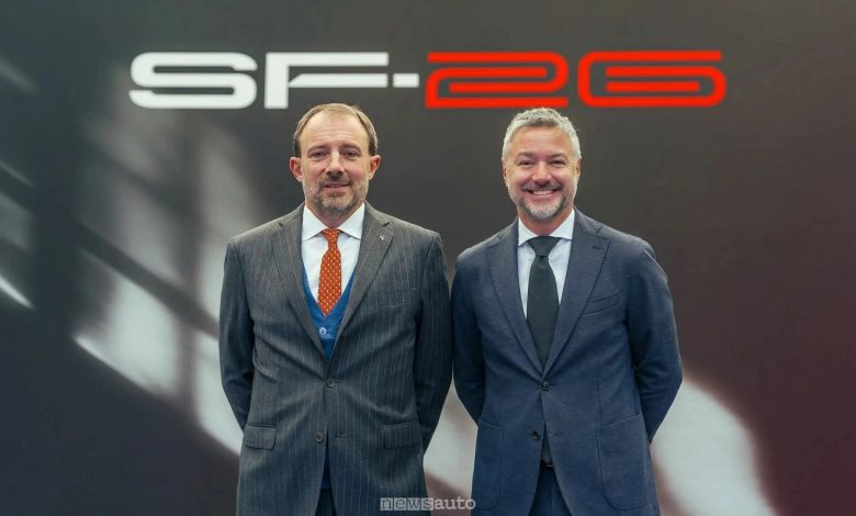 Lorenzo Giorgetti (Chief Racing Revenue Ferrari) e Mauro Piccoli (Chief Marketing Officer Brembo)