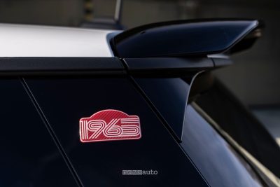 Mini John Cooper 1965 Victory Edition spoiler posteriore