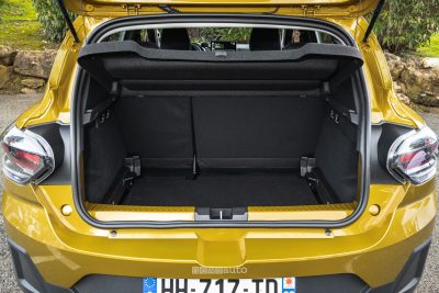 Nuova Dacia Sandero Stepway bagagliaio