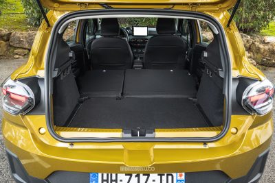 Nuova Dacia Sandero Stepway bagagliaio