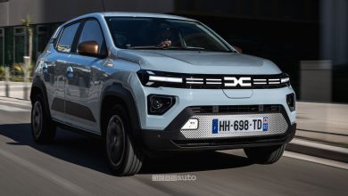 Nuova Dacia Spring Extreme su strada