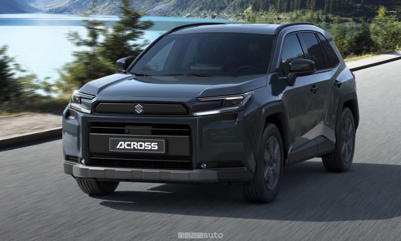 Nuova Suzuki Across Plug-In su strada