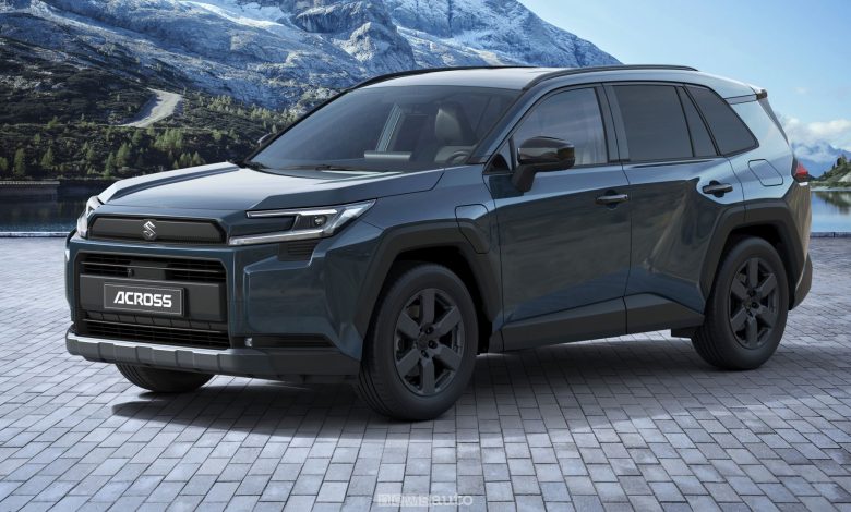Nuova Suzuki Across Plug-In anteriore 3/4