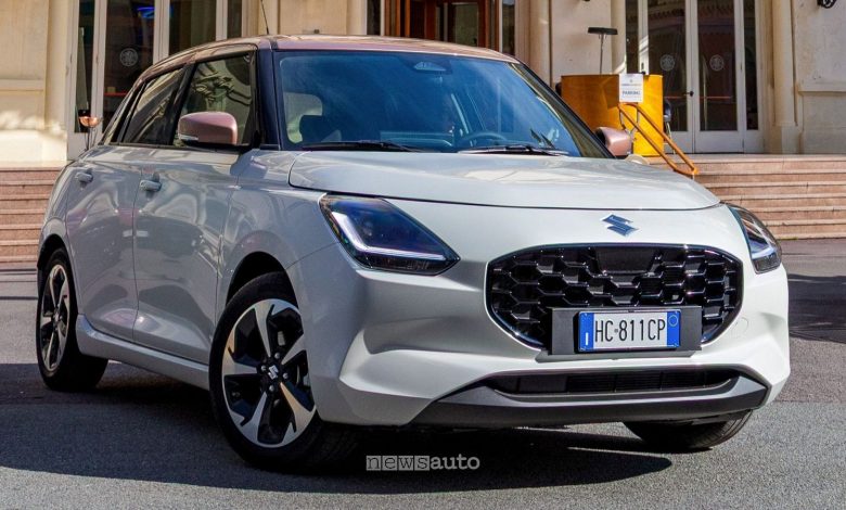 Suzuki Swift Sakura su strada a Sanremo