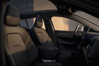 Volvo EX30 Black sedili anteriori abitacolo