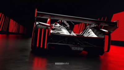 Peugeot 9X8 livrea WEC 2026 posteriore
