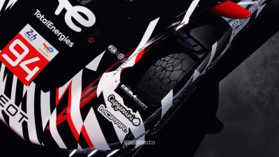 Peugeot 9X8 livrea WEC 2026 dettaglio anteriore