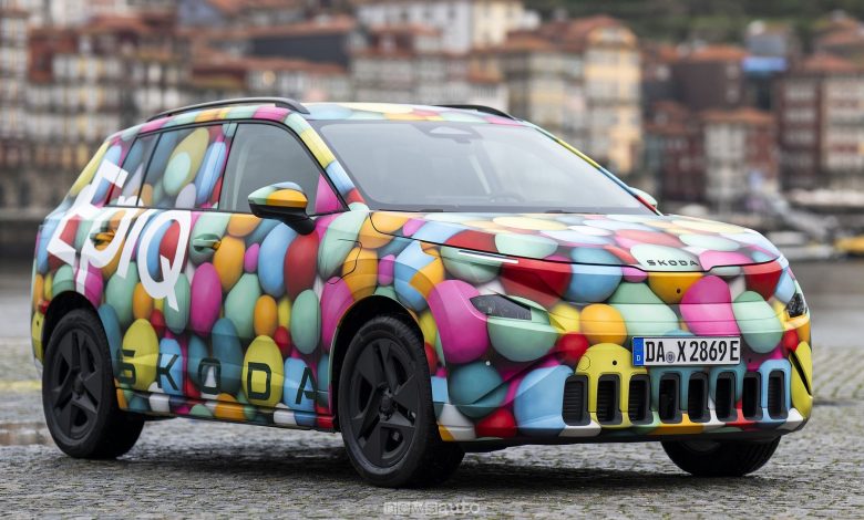 Skoda Epiq livrea “camouflage”