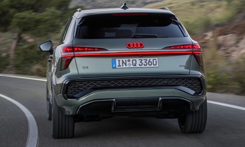 Audi Q3 SUV su strada