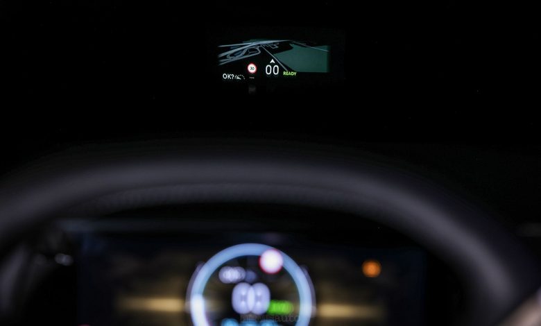 DS N°7 head-up display