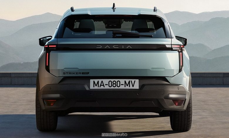 Nuova Dacia Striker posteriore