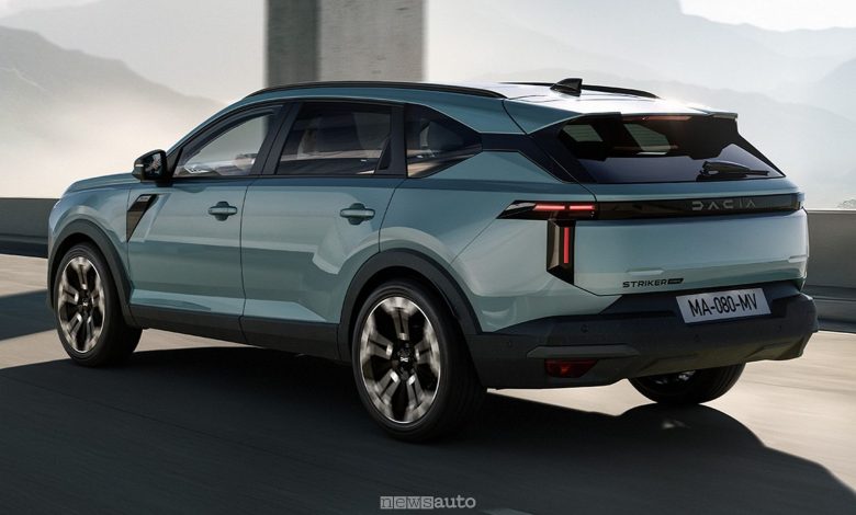 Nuova Dacia Striker in movimento