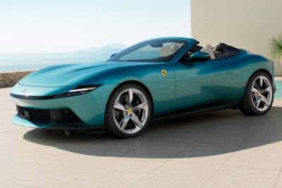 Ferrari Amalfi Spider anteriore 3/4