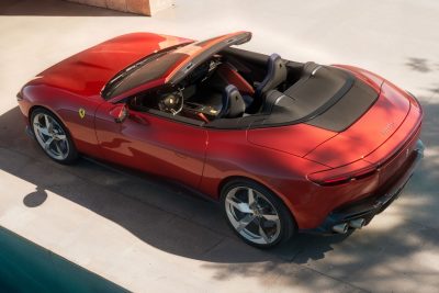 Ferrari Amalfi Spider posteriore 3/4