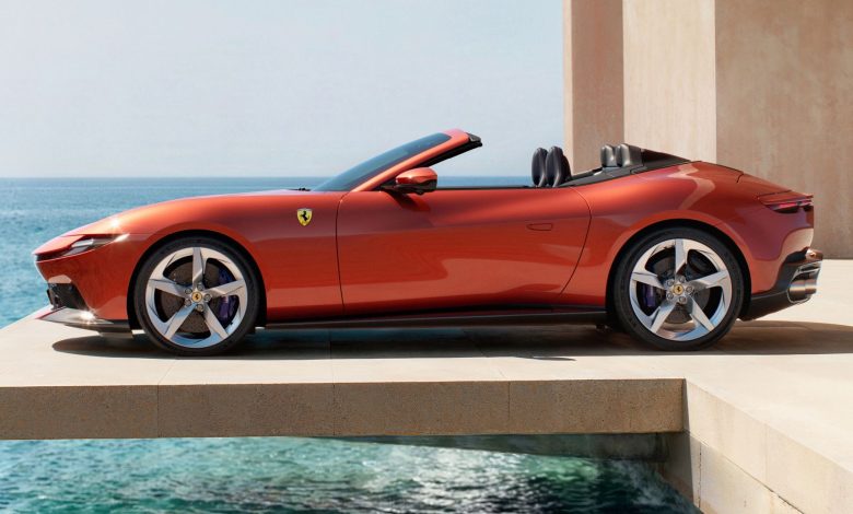 Ferrari Amalfi Spider laterale