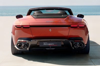 Ferrari Amalfi Spider posteriore