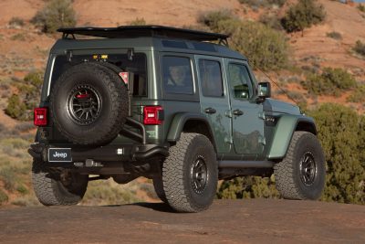 Jeep Wrangler Anvil 715 Concept posteriore 3/4