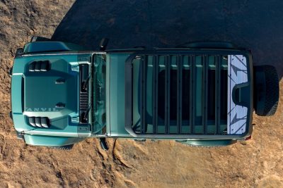 Jeep Wrangler Anvil 715 Concept vista dall'alto